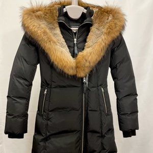 Mackage AKIVA Down Jacket with Natural Fur Signature Mackage Collar - Women's